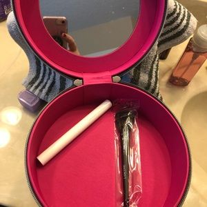 Lancome Train Case with makeup